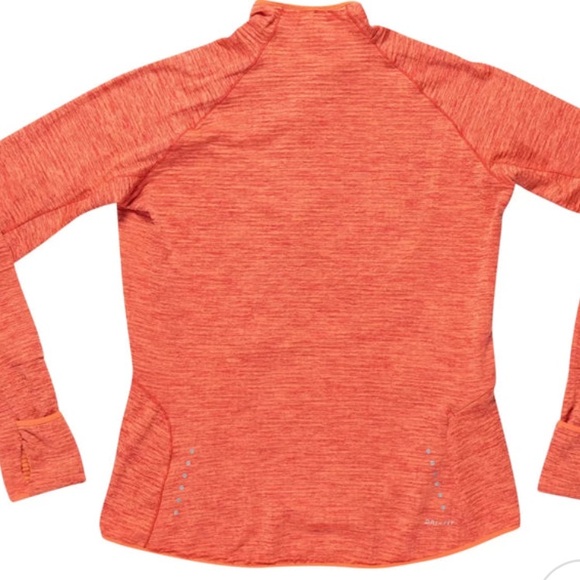 Nike | Nike element Women's Orange Quarter-Zip Sweatshirt - Picture 4 of 15